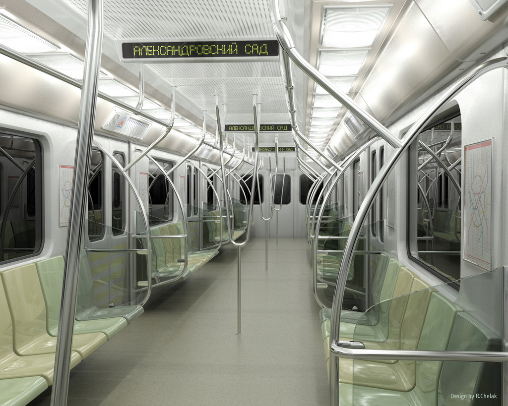 Дизайн-проект вагона метро с использованием сидений METROLINE
